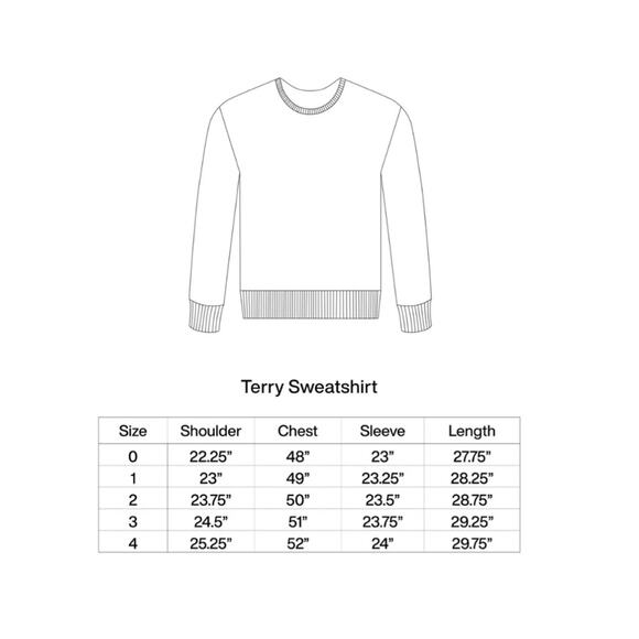 Philip Huang Camo Indigo Organic French Terry Sweatshirt Mens Size Small - Picture 11 of 11